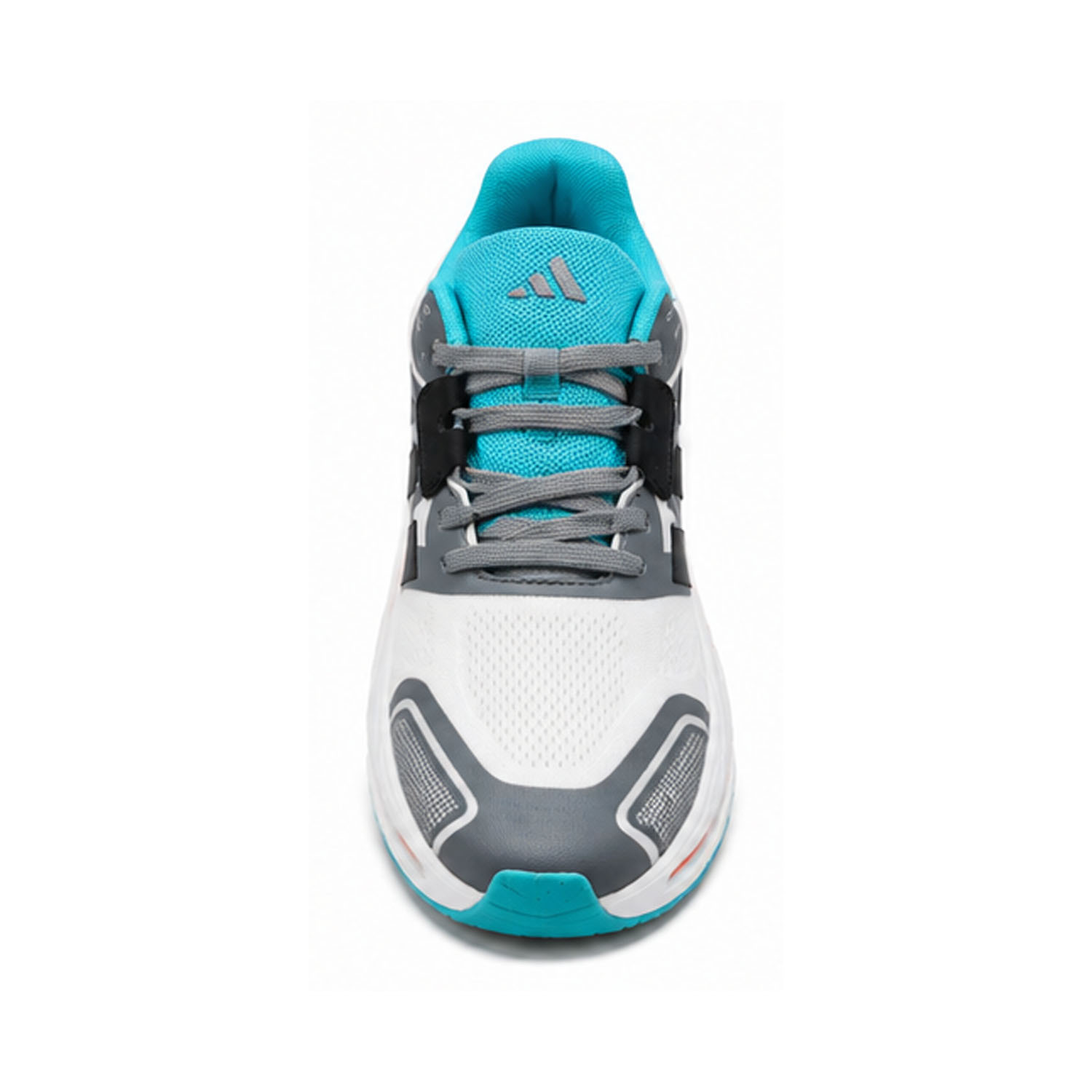 AQUA STRIDE CHUNKY SPORTS SNEAKERS-WHITE,GREY & TURQUOISE